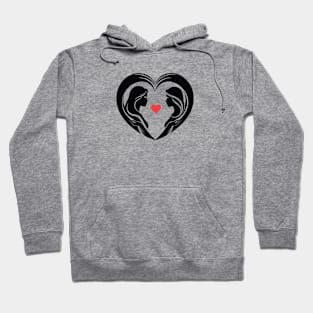 Love Grows Wild - Lesbian Love Spark Hoodie